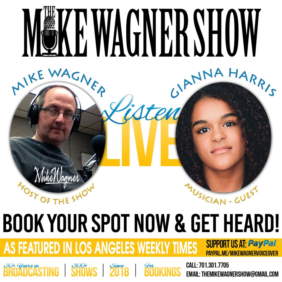 Teen Sensation Gianna Harris Guests On The Mike Wagner Show On iHeart Radio